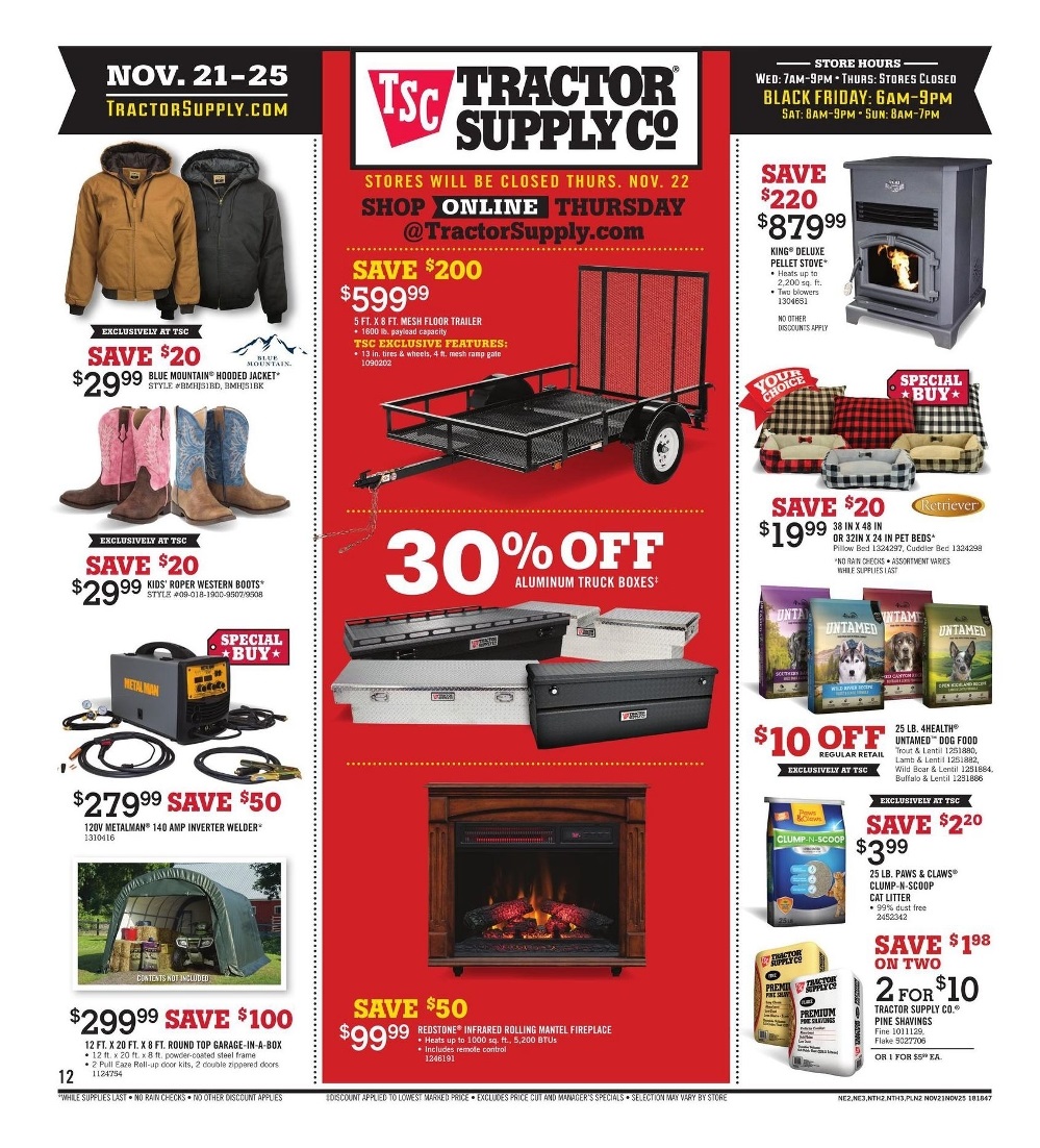 Tractor Supply Black Friday 2019 Ad, Deals and Sales